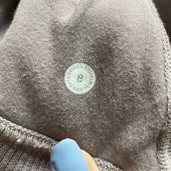 Lululemon scuba pullover women’s size 8 wash purple gray hoodie Lulu sweatshirt - Picture 4 of 4